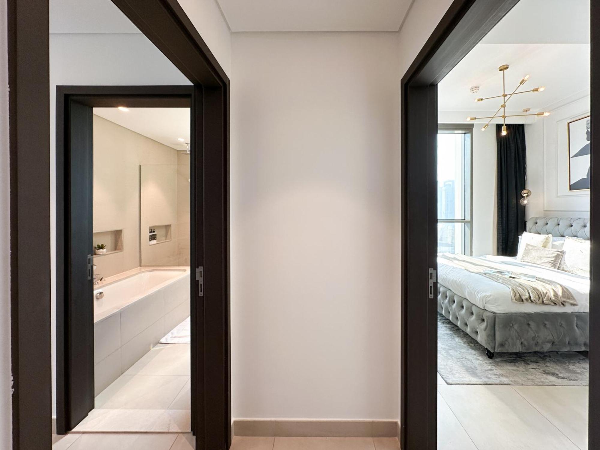 Stylish 2 Bedroom Dior-Inspired Apartment Connected To Dubai Mall Exterior foto