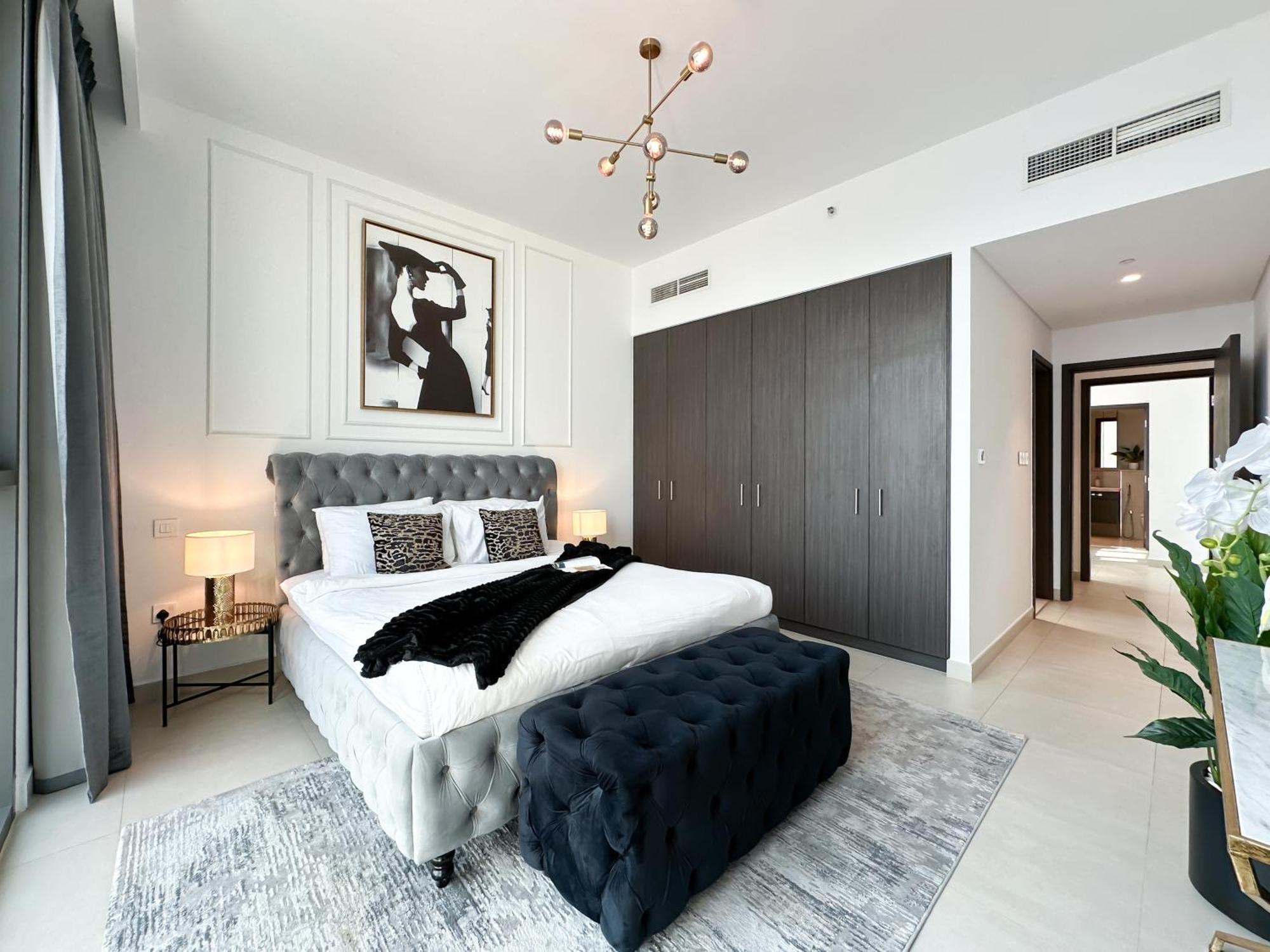 Stylish 2 Bedroom Dior-Inspired Apartment Connected To Dubai Mall Exterior foto