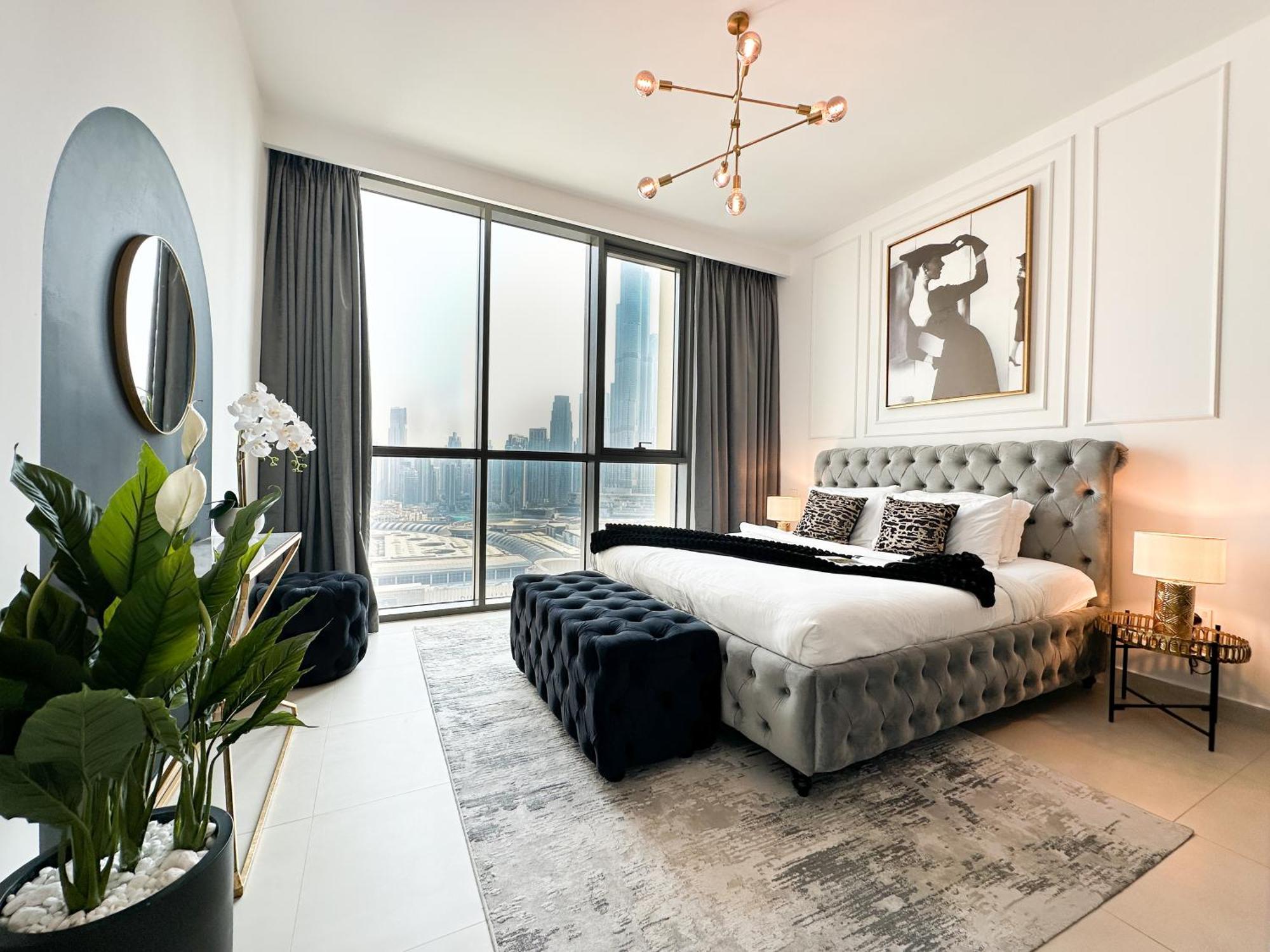 Stylish 2 Bedroom Dior-Inspired Apartment Connected To Dubai Mall Exterior foto